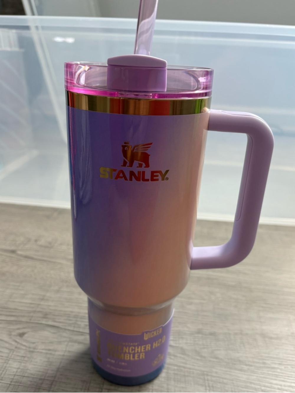 Wicked themed Stanley tumbler